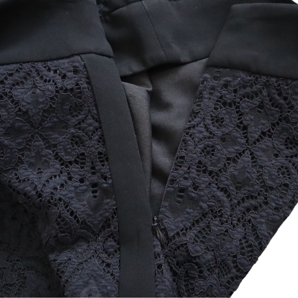 Jonathan Simkhai Suit Pants 4/S Women’s Lace High-Rise Straight Pants Black NWT - Picture 10 of 13